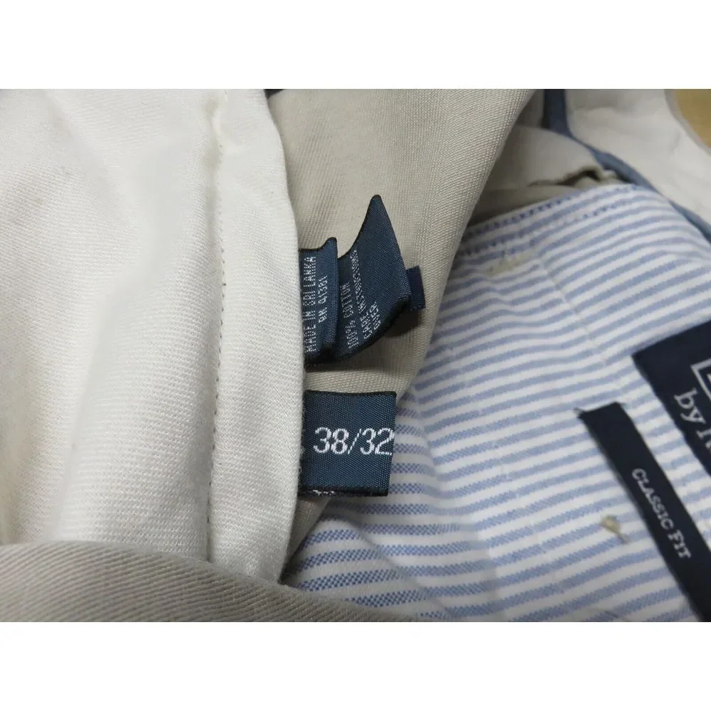 Mens Polo Ralph Lauren Chino Pants Size 38/32 Beige Preppy Classic‎ Normcore
